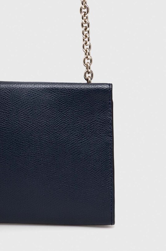 Akcesoria Furla torebka skórzana WE00528.ARE000.2676S granatowy