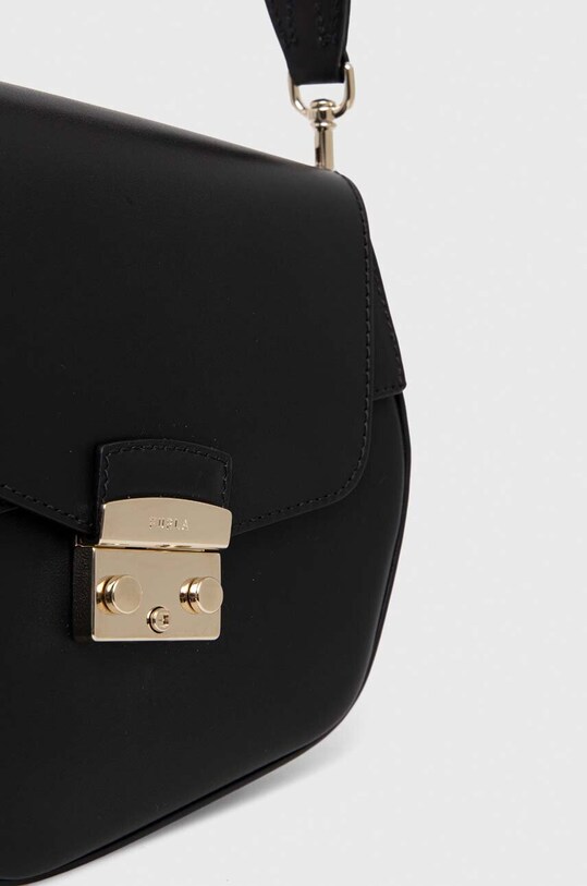Furla torebka skórzana czarny WB01157.AX0748.O6000