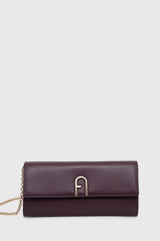 Furla kopertówka skórzana skóra licowa fioletowy WE00518.BX2045.2516S