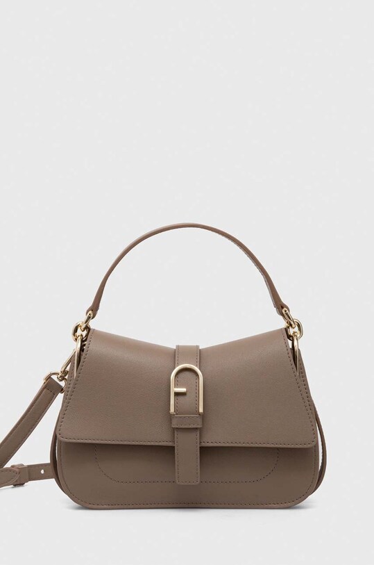 Furla torebka skórzana skóra licowa beżowy WB01032.BX2045.1257S