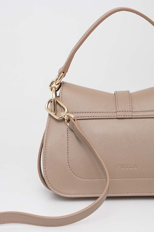 Akcesoria Furla torebka skórzana WB01032.BX2045.1257S beżowy