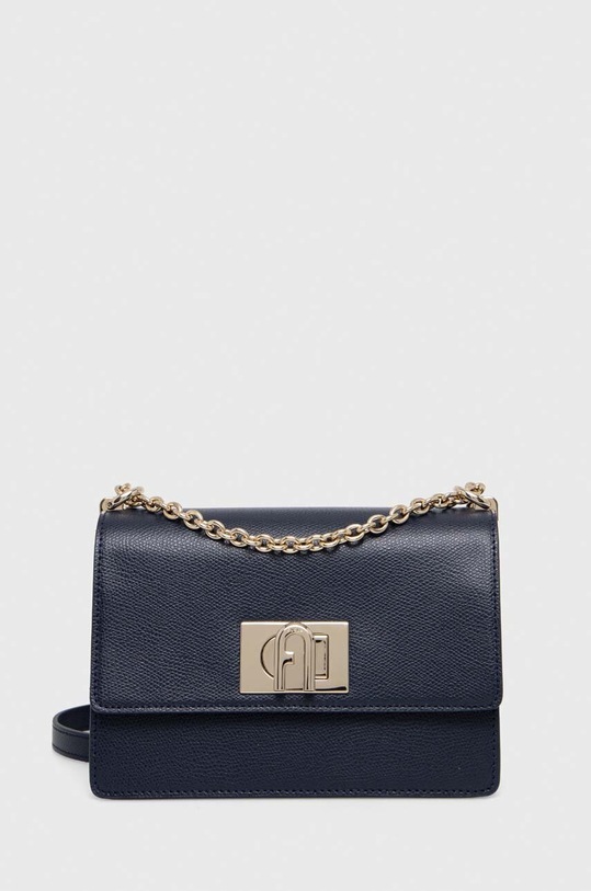 Кожаная сумочка Furla кожа тёмно-синий BAFKACO.ARE000.2676S