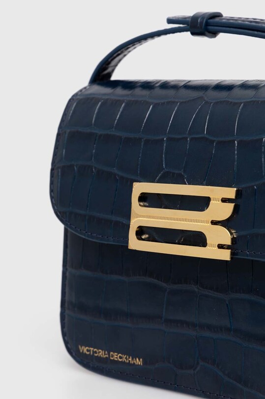 Victoria Beckham torebka skórzana B124AAC005333A granatowy