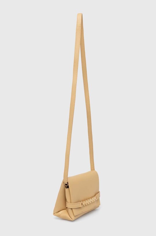 Kožna torba Victoria Beckham B423AAC005135B bež SS24