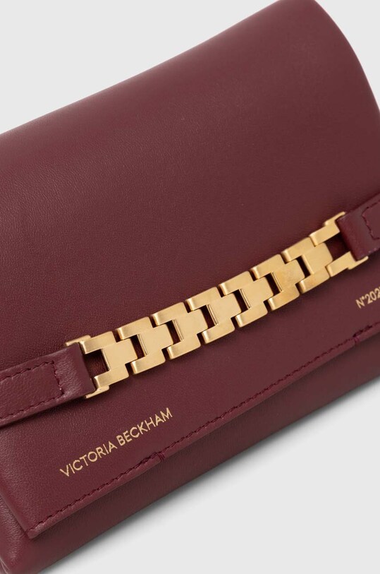 Шкіряна сумочка Victoria Beckham бордо B423AAC005135B