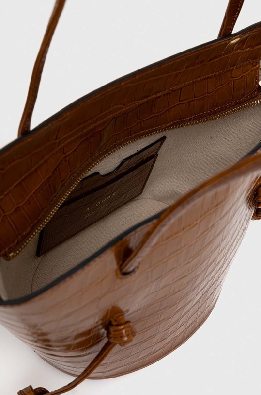 Δερμάτινη τσάντα Alohas H100038 καφέ