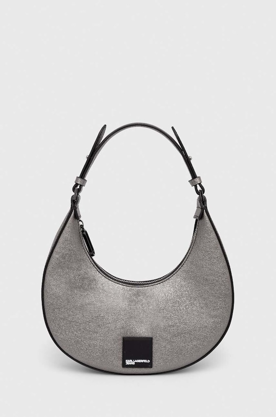 Karl Lagerfeld Jeans torebka nie mieści A4 srebrny 240J3014