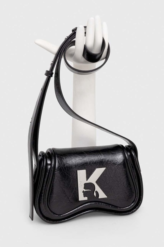Karl Lagerfeld Jeans torebka aplikacja czarny 240J3027