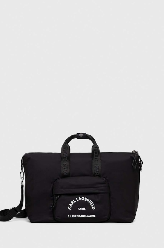 Karl Lagerfeld táska textil fekete 240W3110
