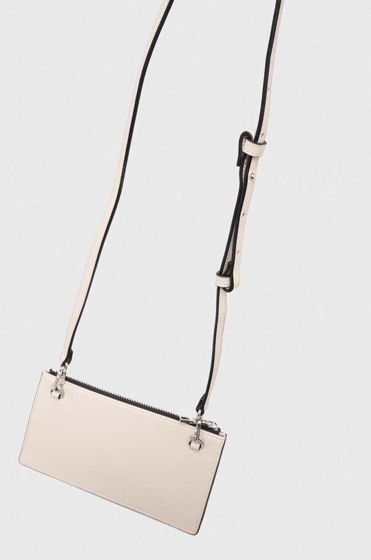 Karl Lagerfeld torebka skórzana 240W3203 beżowy