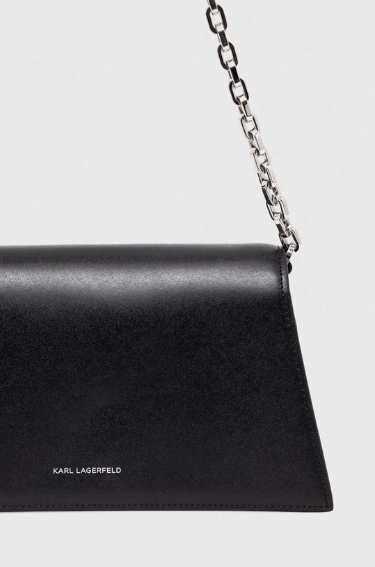 Αξεσουάρ Δερμάτινη τσάντα Karl Lagerfeld 240W3006 μαύρο