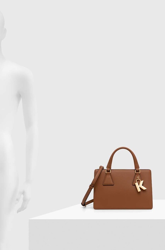 Kožená kabelka Karl Lagerfeld 240W3196