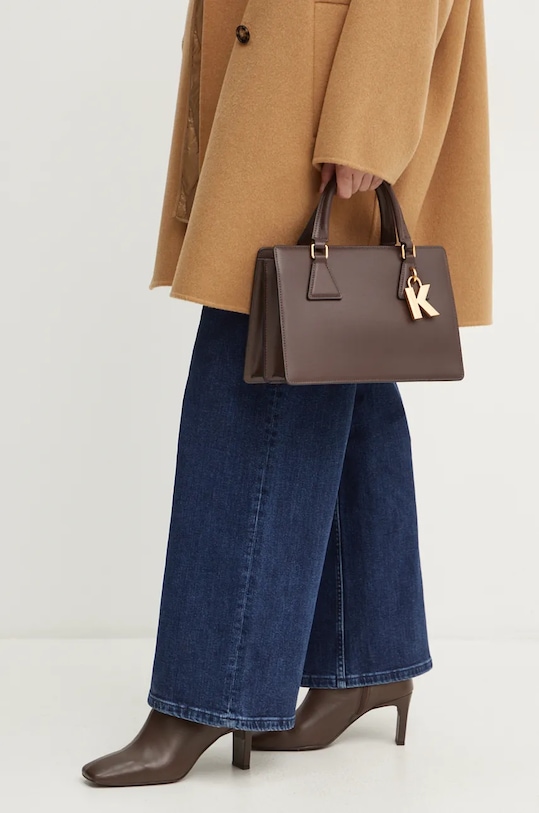 Kožená kabelka Karl Lagerfeld 240W3196