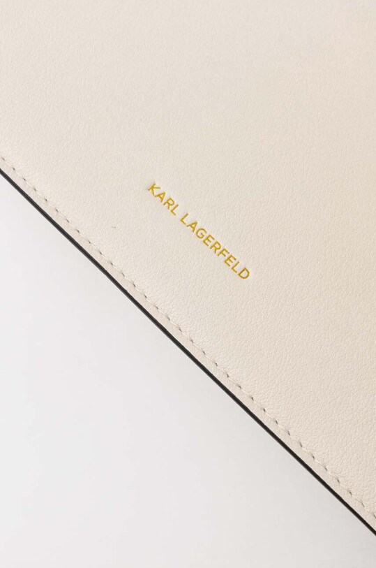 Karl Lagerfeld torebka skórzana biały 240W3003