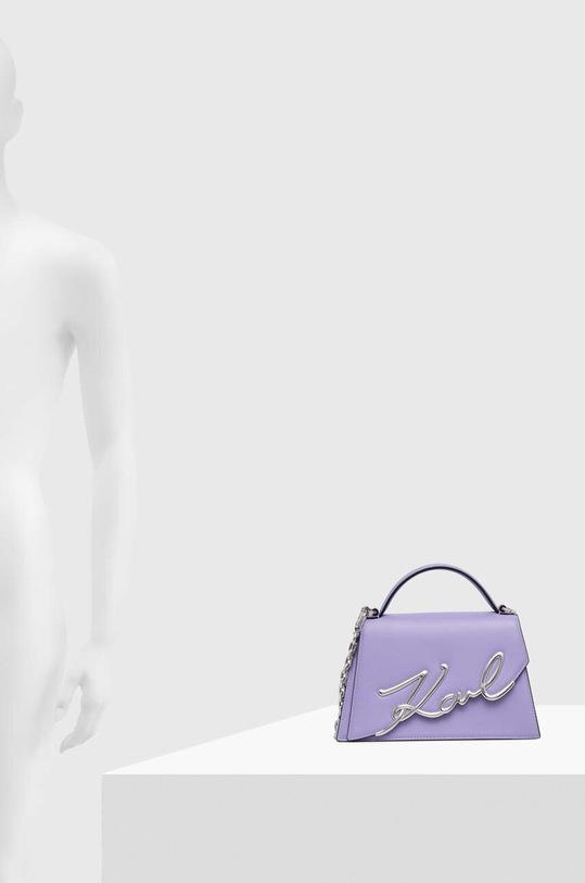 Kožená kabelka Karl Lagerfeld 240W3003