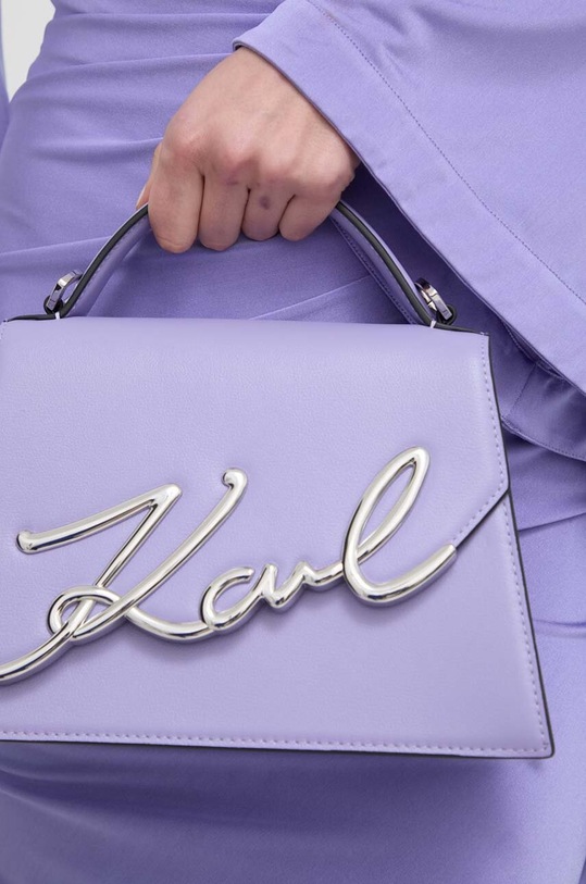 Kožená kabelka Karl Lagerfeld 240W3003