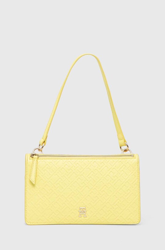Tommy Hilfiger poșetă uni galben AW0AW15975