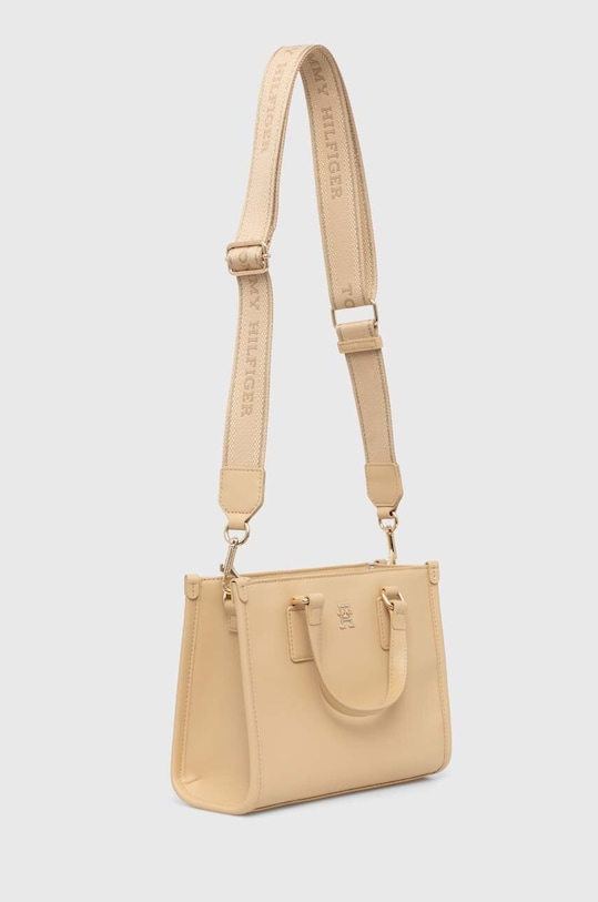 Τσάντα Tommy Hilfiger AW0AW15977 μπεζ SS24