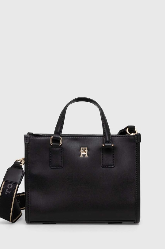 Tommy Hilfiger torebka nie mieści A4 czarny AW0AW15977