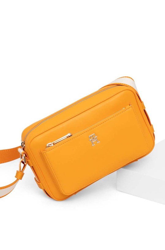 Τσάντα Tommy Hilfiger πορτοκαλί AW0AW15991