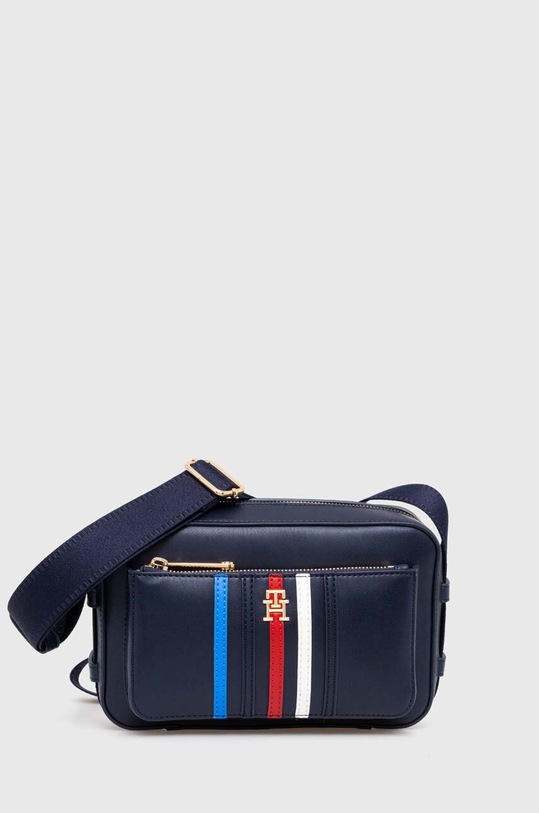 Tommy Hilfiger torebka nie mieści A4 granatowy AW0AW16106
