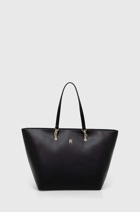 Tommy Hilfiger kézitáska szintetikus bőr fekete AW0AW16112