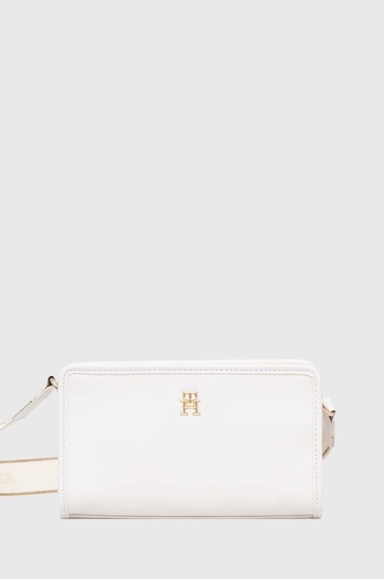 Τσάντα Tommy Hilfiger συνθετικό λευκό AW0AW16163