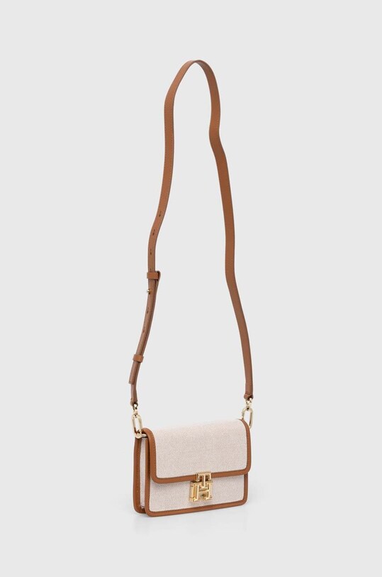 Τσάντα Tommy Hilfiger AW0AW16201 μπεζ SS24