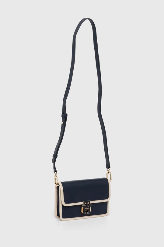 Tommy Hilfiger torebka skórzana AW0AW16202 granatowy SS24