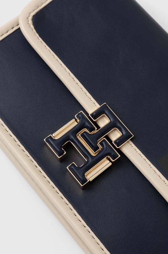 Akcesoria Tommy Hilfiger torebka skórzana AW0AW16202 granatowy