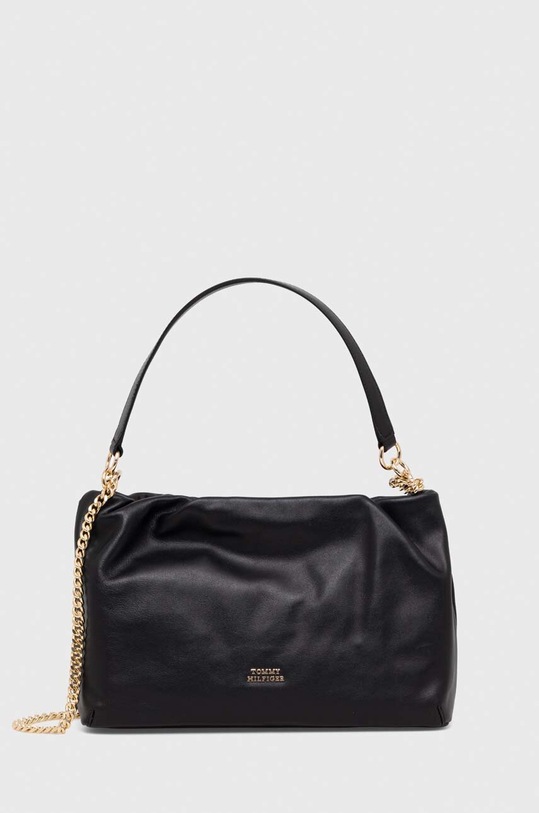 Tommy Hilfiger torebka skórzana AW0AW16203 czarny SS24