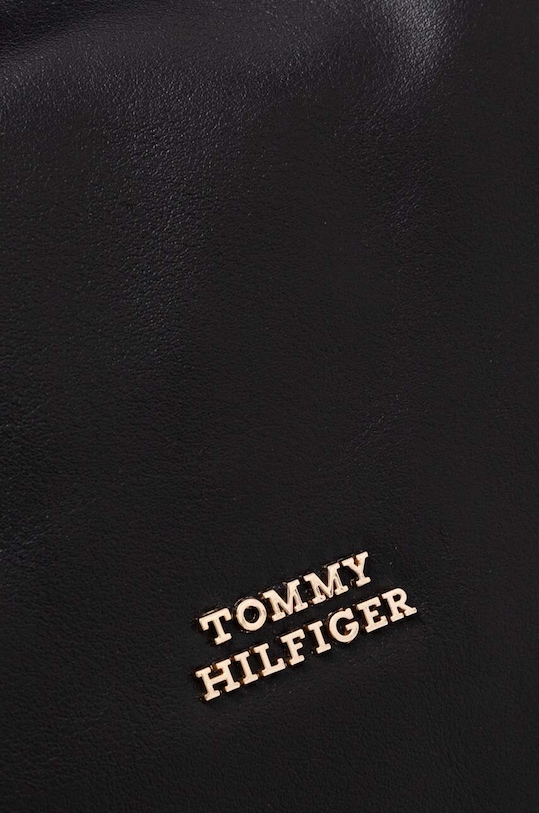 Tommy Hilfiger torebka skórzana czarny AW0AW16203