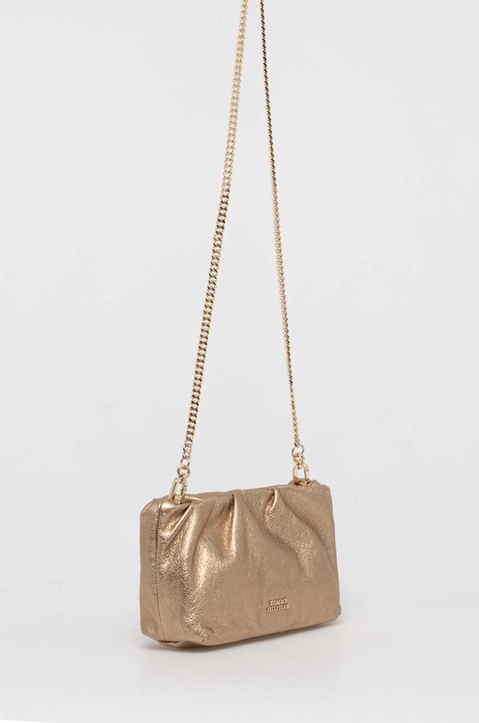 Tommy Hilfiger torebka skórzana AW0AW16408 złoty SS24