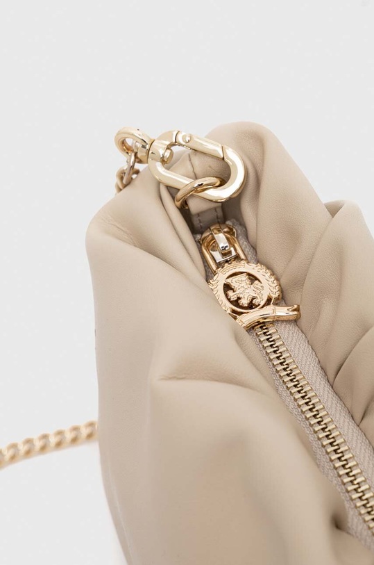 Tommy Hilfiger torebka skórzana beżowy AW0AW16418