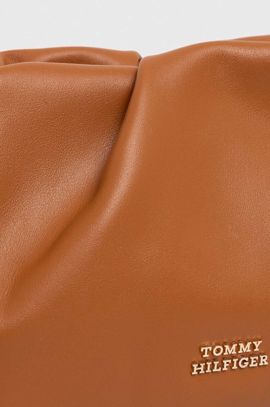Tommy Hilfiger torebka skórzana brązowy AW0AW16418