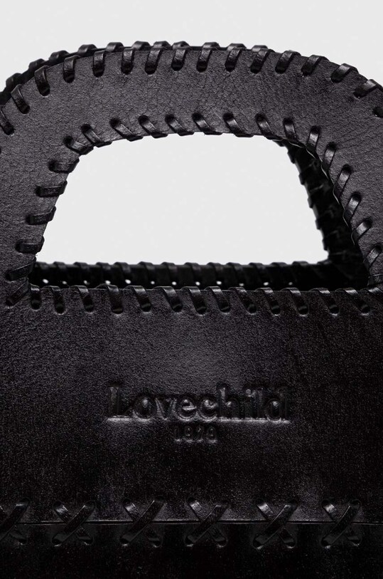 Lovechild torebka skórzana czarny 5794197