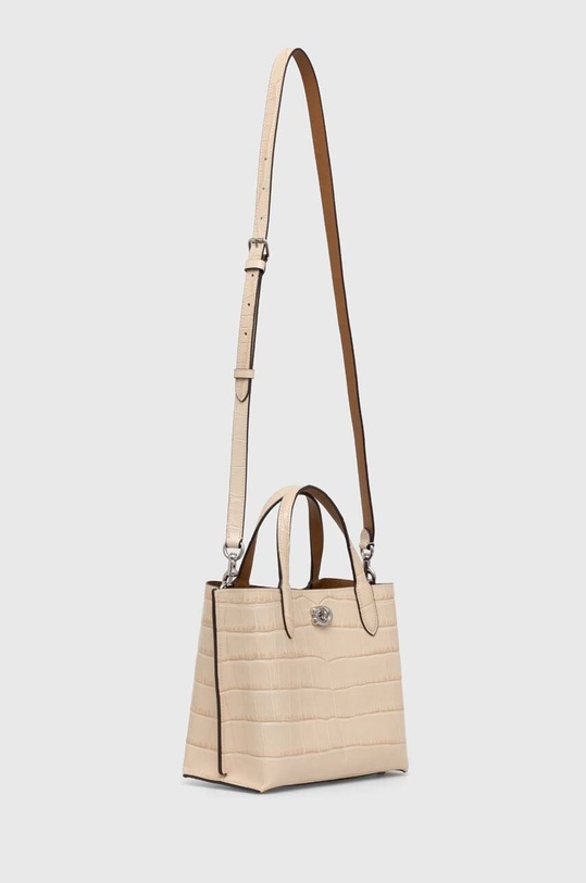 Coach torebka skórzana Willow C8632 beżowy AW24