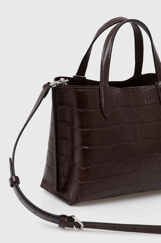 Accesorii Coach poseta de piele Willow C8632 maro