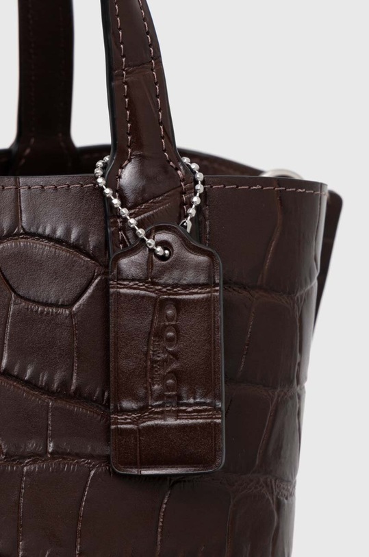 Coach poseta de piele Willow maro C8632