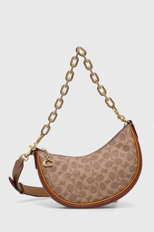 Сумочка Coach не вмещает А4 коричневый CM582