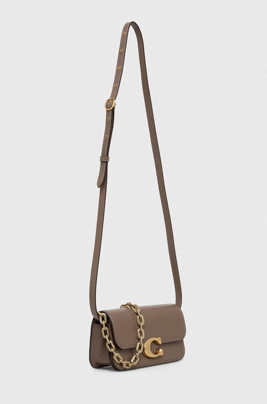 Кожена чанта Coach LUX IDOL CP120 сив AA00