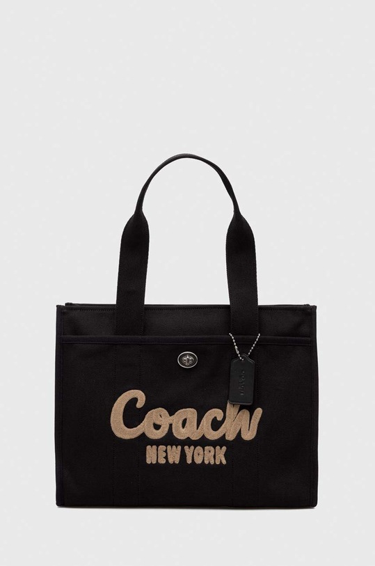 Сумочка Coach аплікація чорний CP163