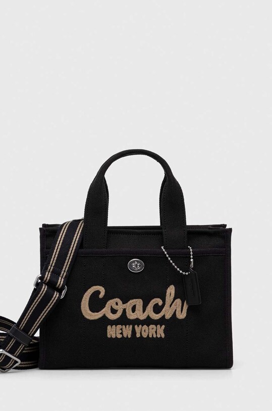 Сумочка Coach аплікація чорний CP164