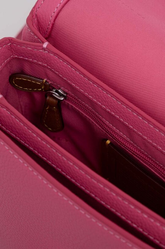 Шкіряна сумочка Coach Cassie CP211 рожевий