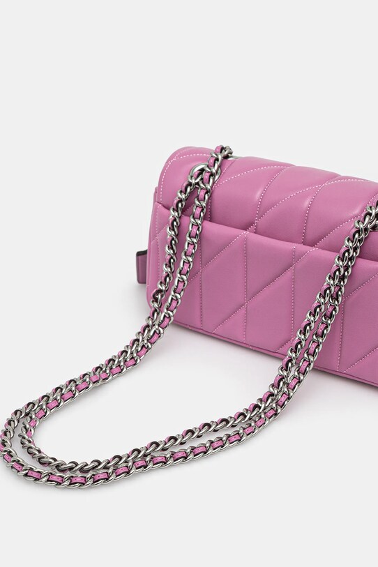 Аксесуари Шкіряна сумочка Coach Tabby CP149 фіолетовий