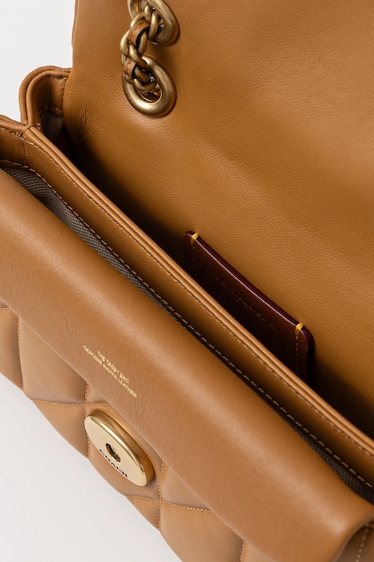 Kožna torba Coach Tabby CP149 smeđa