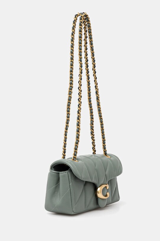 Кожаная сумочка Coach Tabby CP149 зелёный AA00