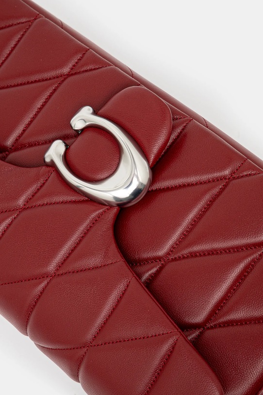 Coach torebka skórzana Tabby Shoulder Bag 26 With Pillow Quilting czerwony CP150