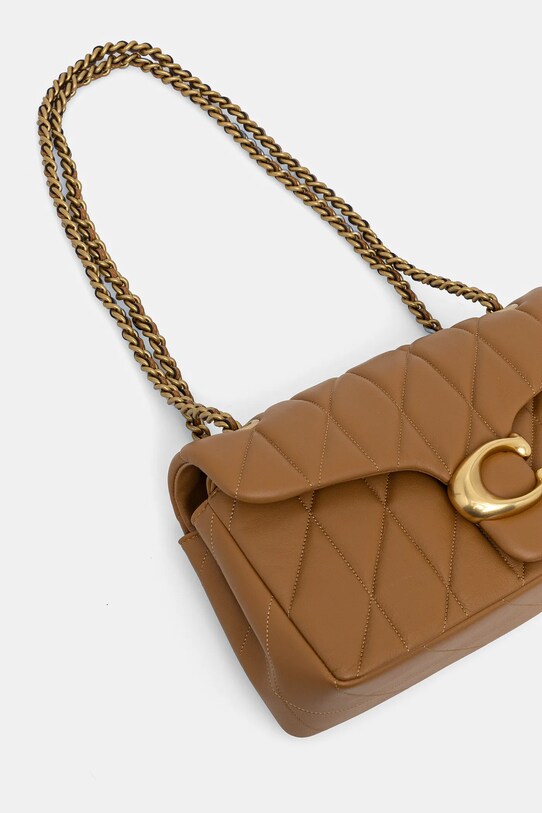 Coach borsa a mano in pelle Tabby marrone CP150