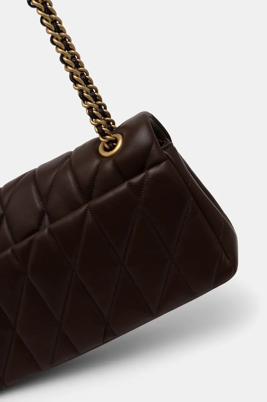 Аксесоари Кожена чанта Coach CP150 кафяв